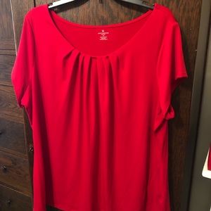 Worthington red blouse.